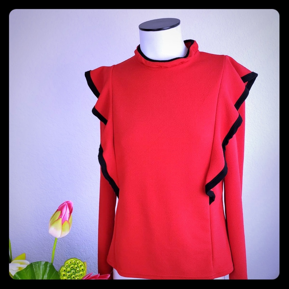 RED BLOUSE 🌺🌹